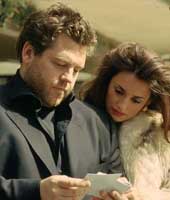 Junto a Penelope Cruz en el rodaje de Blow