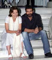 Banderas y Thompson en Madrid