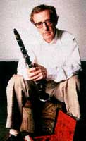 Woody Allen con su clarinete