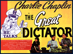 Cartel promocional de El gran dictador