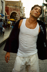 Javier Bardem caracterizado para Antes que anochezca