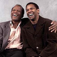 Sidney Poitier y Denzel Washington