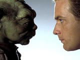 Ewan McGregor y Yoda, frente a frente