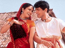 Un fotograma de <em>Lagaan</em>