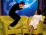 Tom Cruise, saltando en el sof�