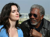 Morgan Freeman y Paz Vega