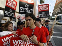 Los guionistas, en huelga
