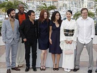 El equipo de Blindness, en Cannes