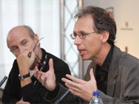 Marcos Jorge, en la presentaci�n de Est�mago