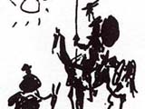 Un dibujo de Picasso sobre Don Quijote